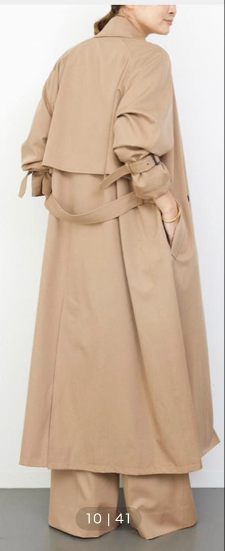 美品Deuxieme Classe GABARDINE TRENCH トレンチ