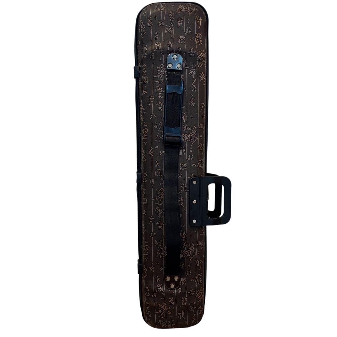 二胡　紫檀精品　錦蛇皮　古月琴坊　専用ケース　交換弦付き