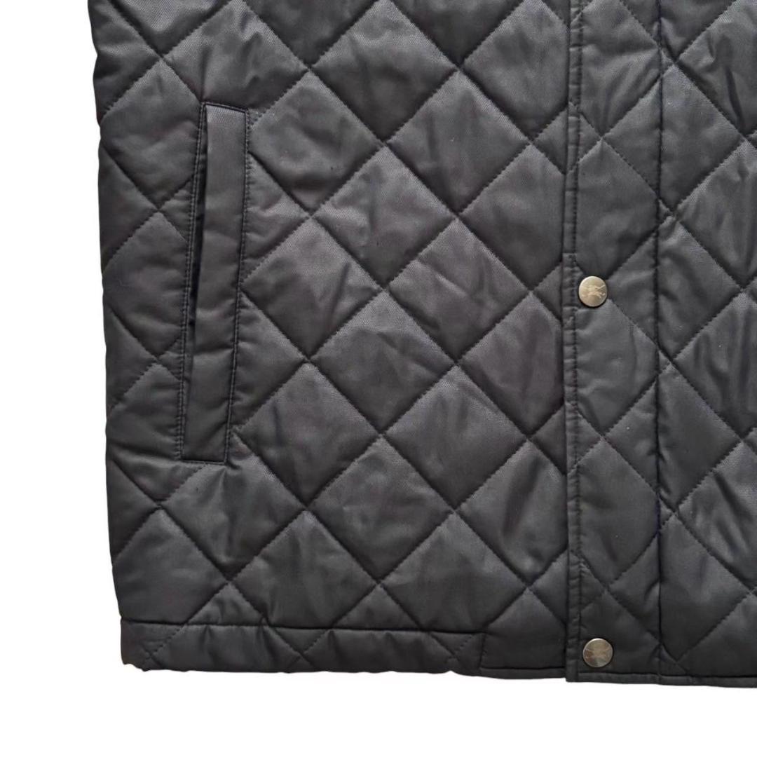 BURBERRY バーバリーゴルフ キルティングジャケット 黒 ステンカラー