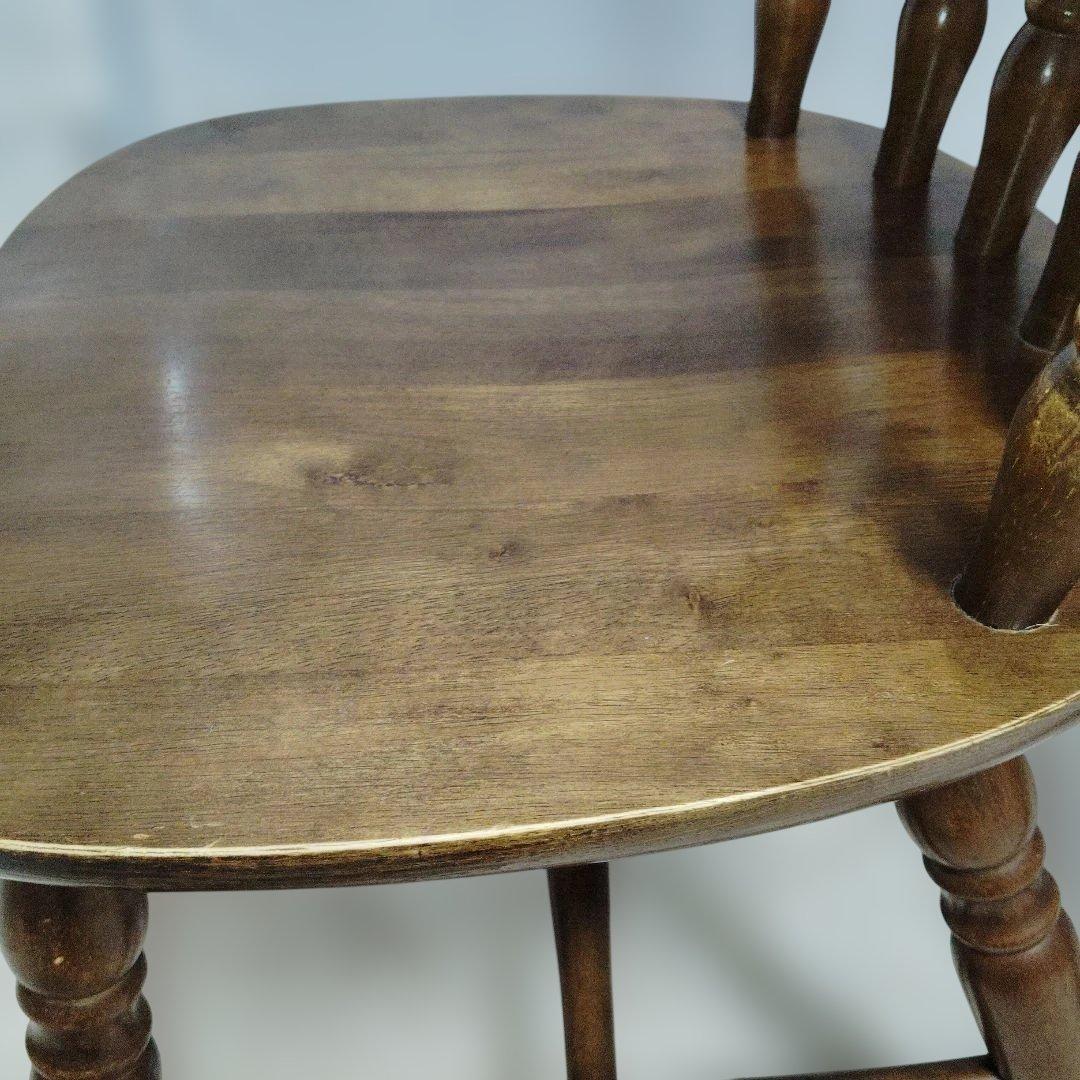 ダイニングチェア ウィンザーチェア 2脚セット レトロ　マレーシア