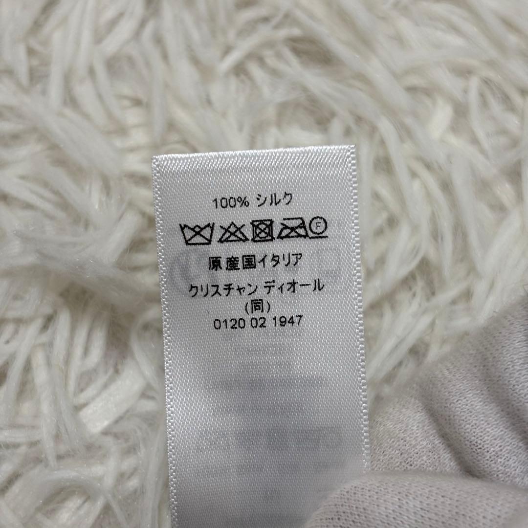 【極美品】クリスチャンディオール シルク100% 大判スカーフ 花柄 イタリア製