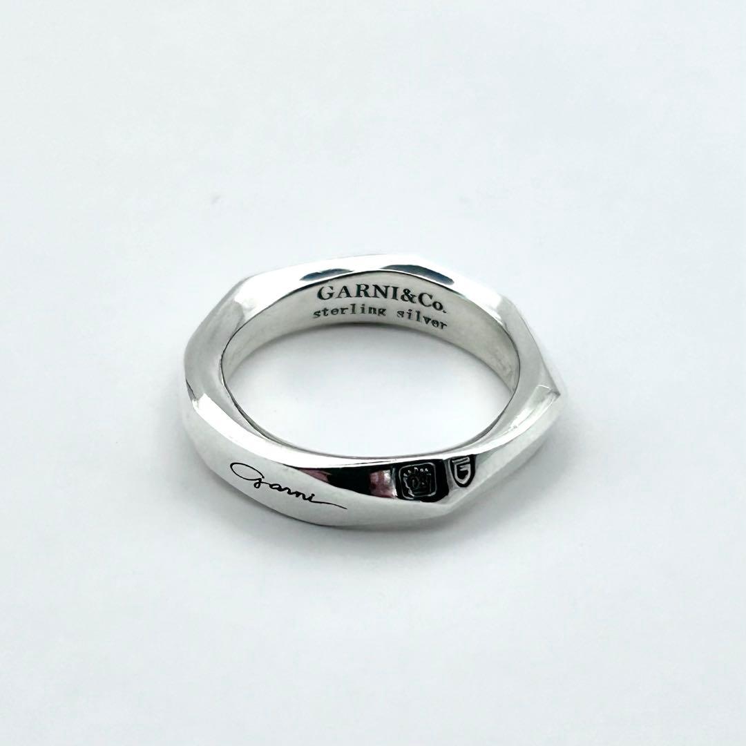 【美品】GARNI ガルニ リング クロッケリー M シルバー 16号 925