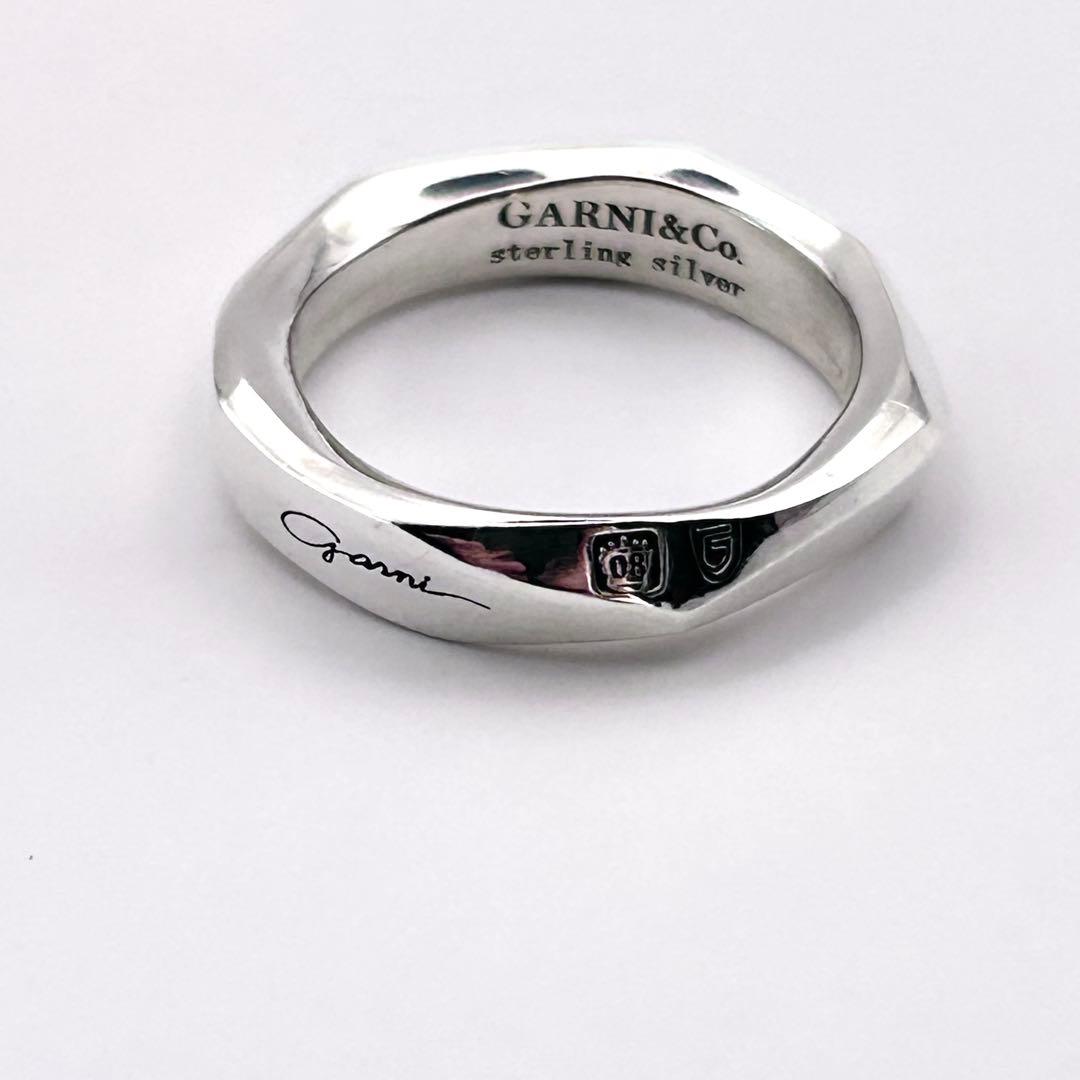 【美品】GARNI ガルニ リング クロッケリー M シルバー 16号 925