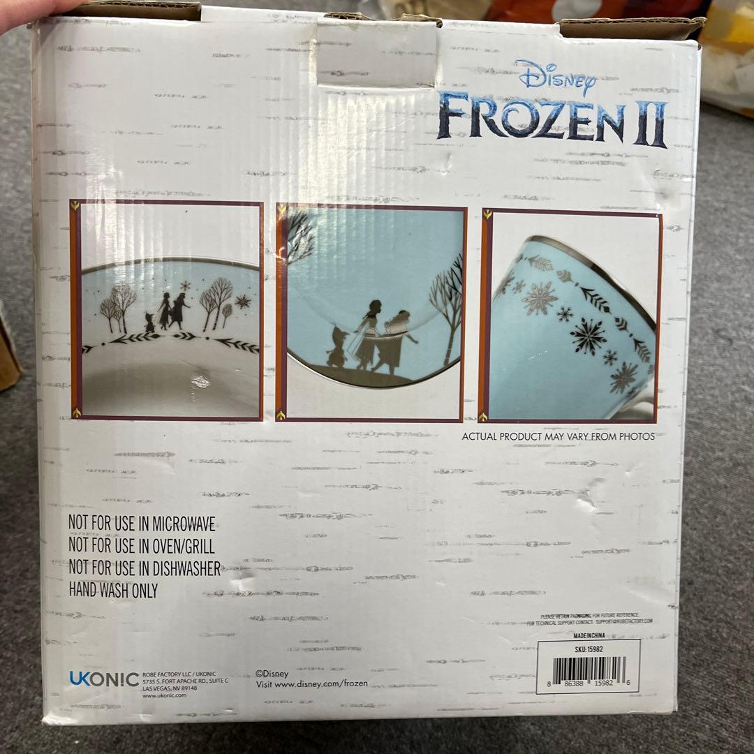 ディズニー 食器セット アナと雪の女王２ アナとエルサ セラミックお皿セット