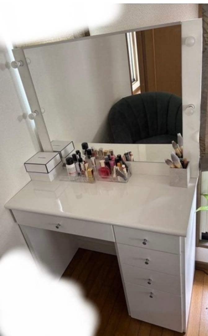 福岡市東区取引限定！美品ドレッサー　女優ミラー