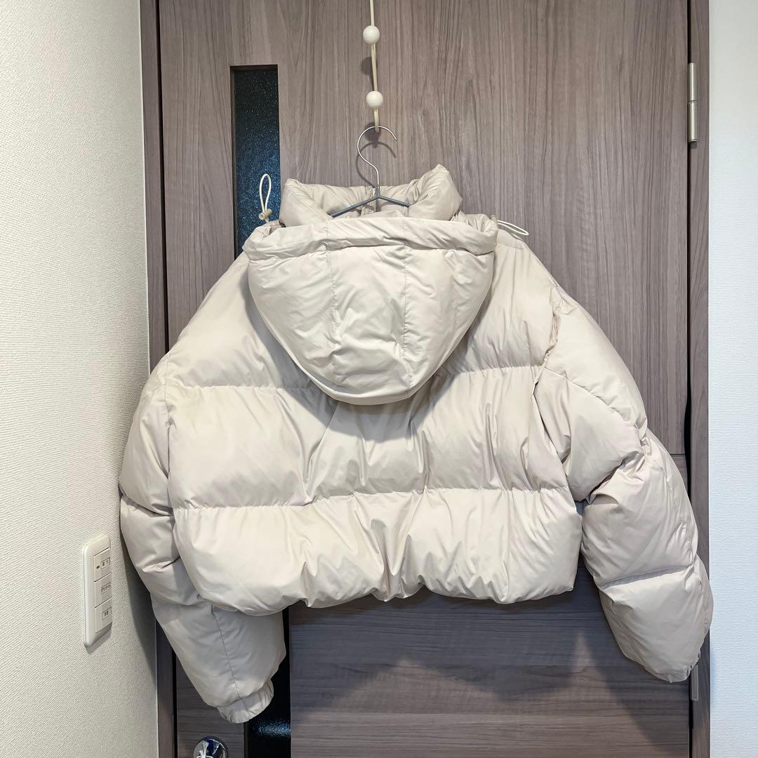 SLY ライトベージュ ショート丈ダウンジャケット