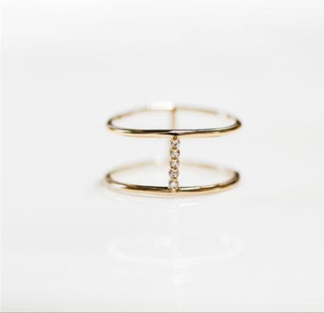 cui-cui k10ダイヤリング　#13 13号　ダイヤモンド　指輪