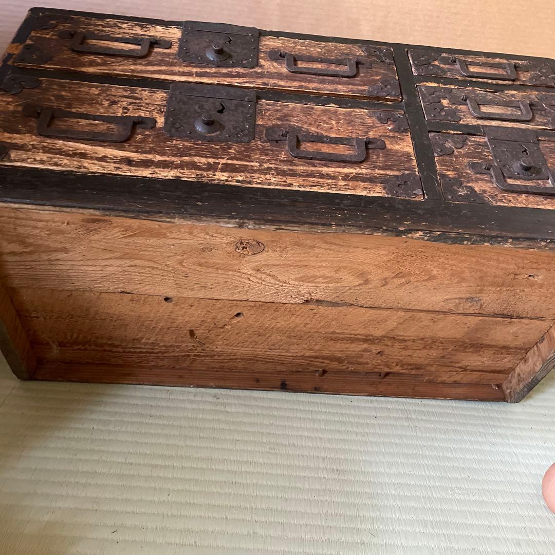 木製アンティーク　時代物　箪笥 タンス　骨董品