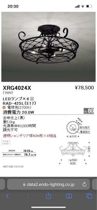 遠藤照明　高価　シーリングライト