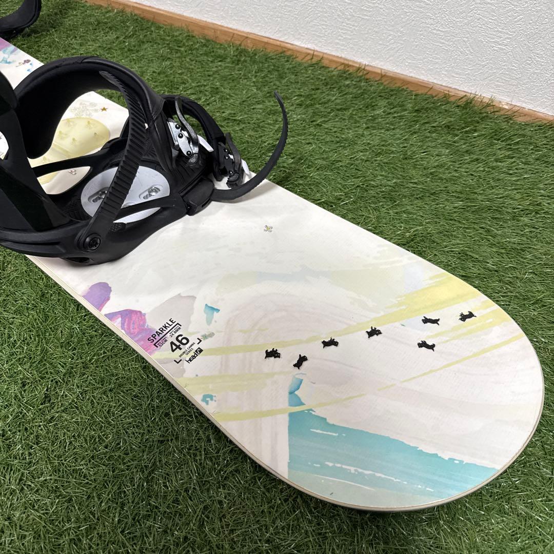 HEAD 146cm レディース　スノーボードセット