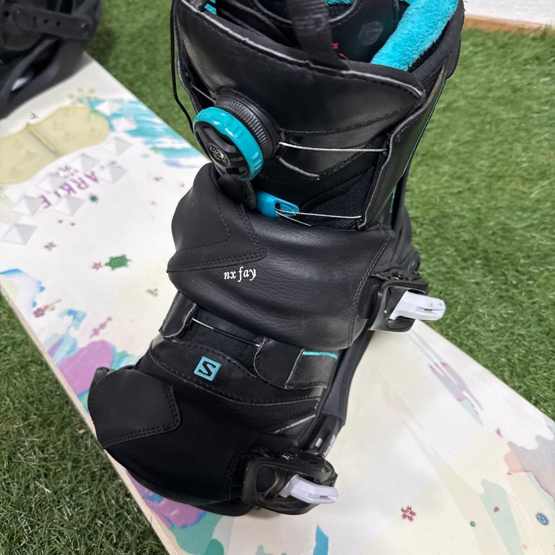 HEAD 146cm レディース　スノーボードセット