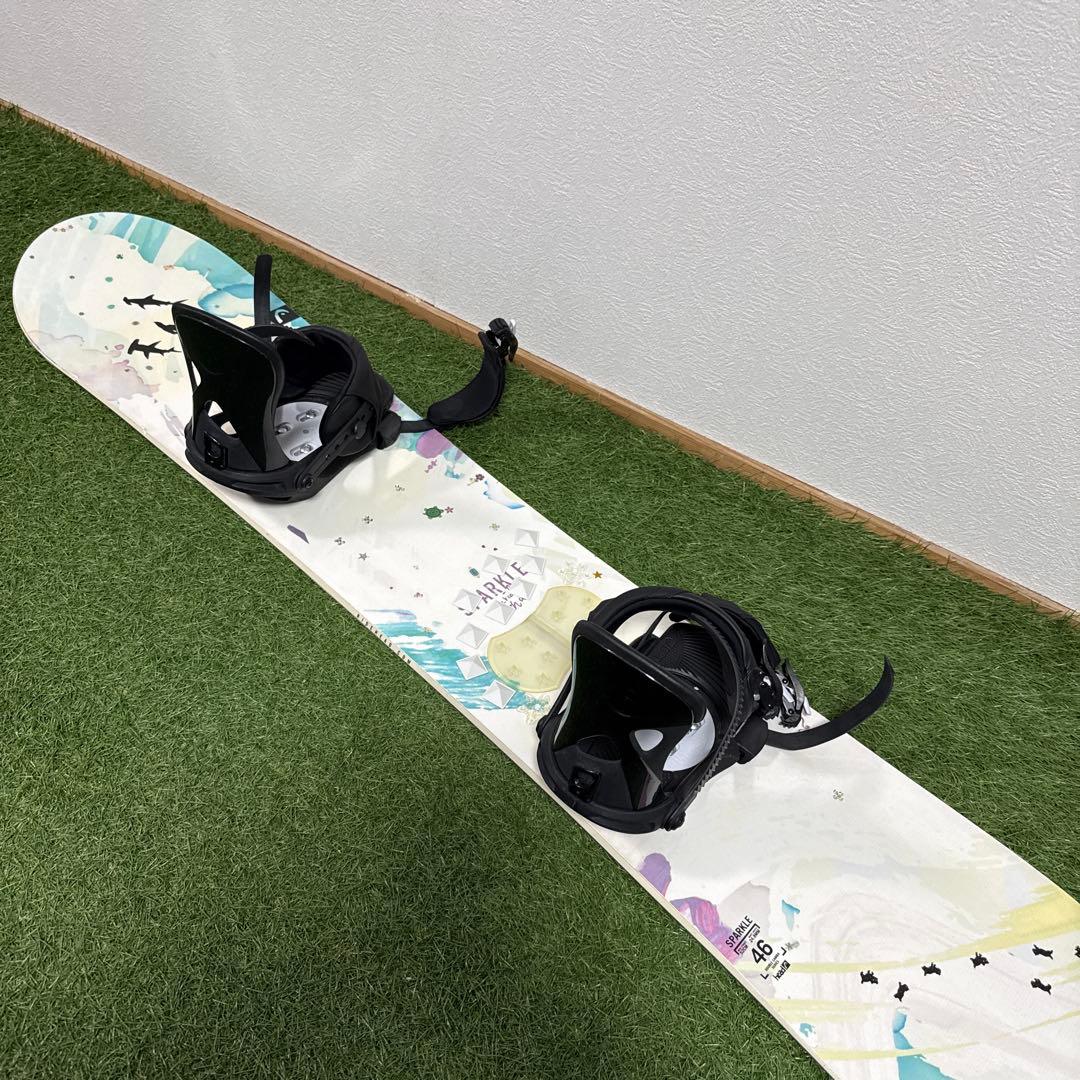 HEAD 146cm レディース　スノーボードセット