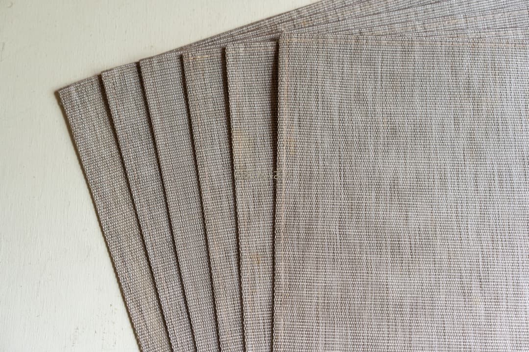 Chilewich チルウィッチ ランチョンマット6枚 グレー　テーブルマット