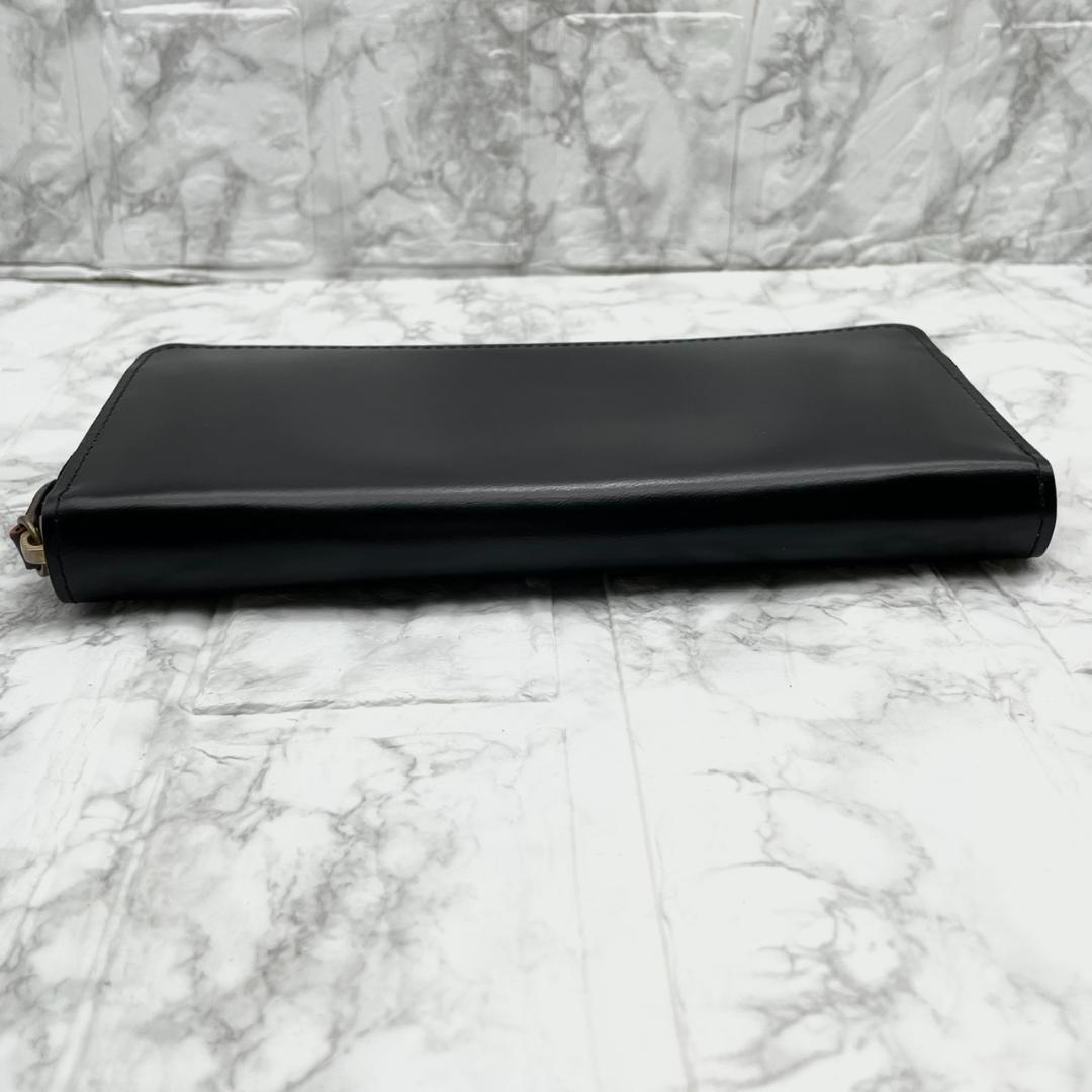 極美品✨GANZO THIN BRIDEL ラウンドファスナー 長財布 黒