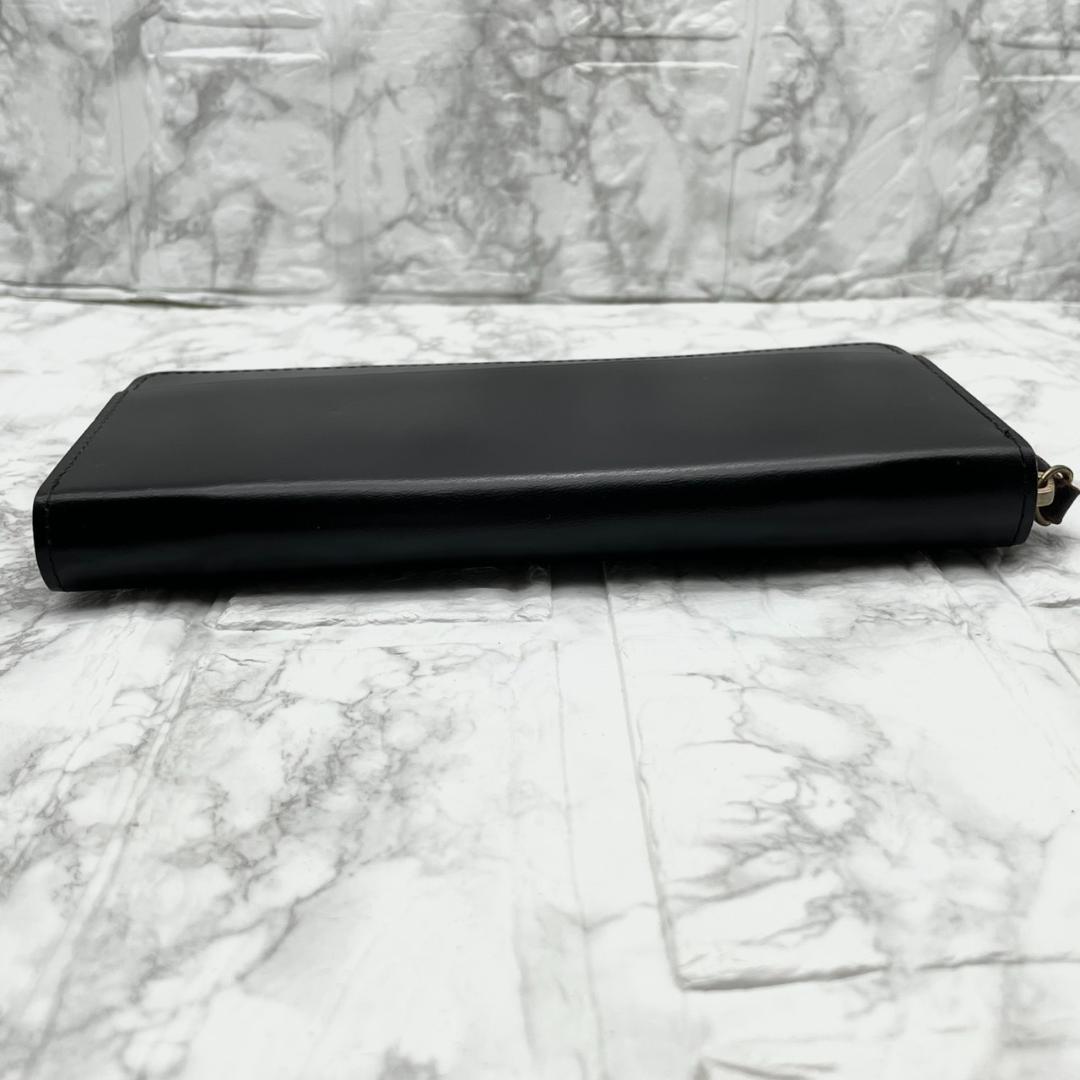 極美品✨GANZO THIN BRIDEL ラウンドファスナー 長財布 黒