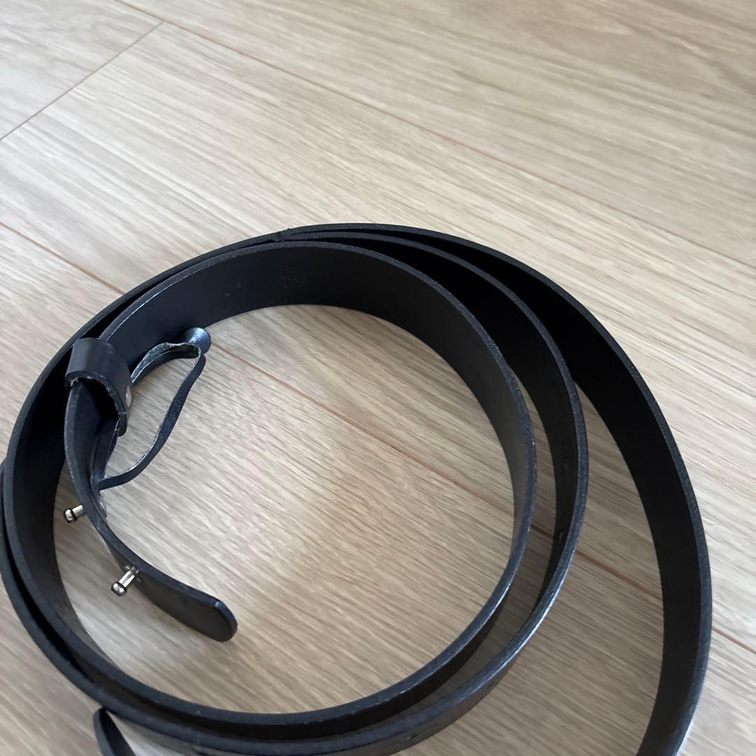 Maison Martin Margiela 11 ブラックレザーベルト