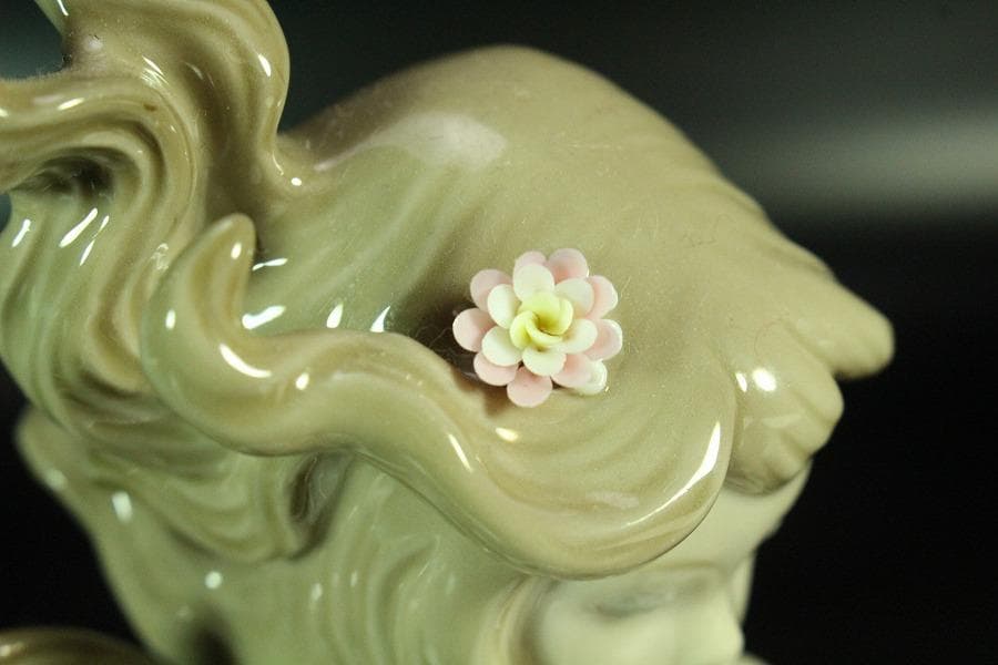 リヤドロ LLADRO 人魚 マーメイド 陶製 置物 美品(K-XA953)