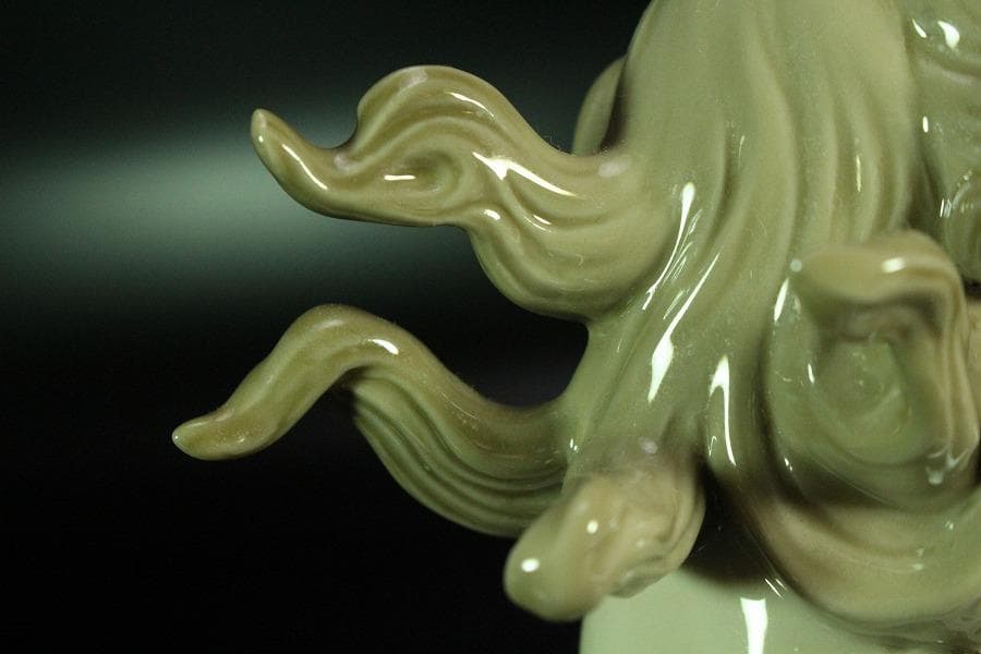 リヤドロ LLADRO 人魚 マーメイド 陶製 置物 美品(K-XA953)