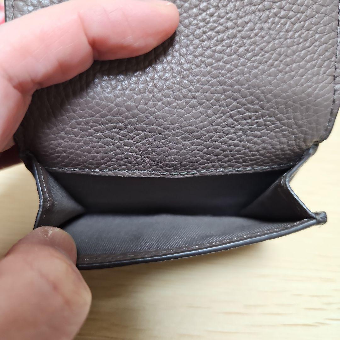 【15】【美品】TORY BURCH 三つ折り財布 グレー