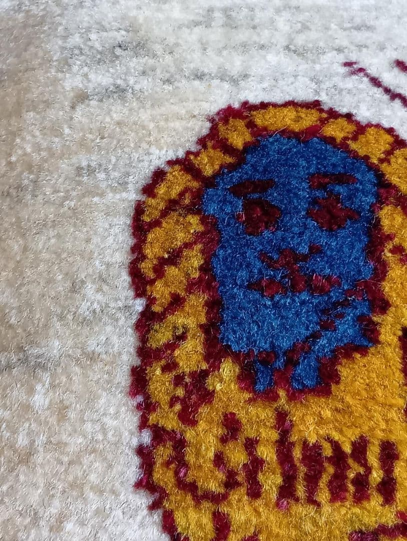 ギャッベ　クッション　ペルシャ絨毯　イラン　手織り(13)