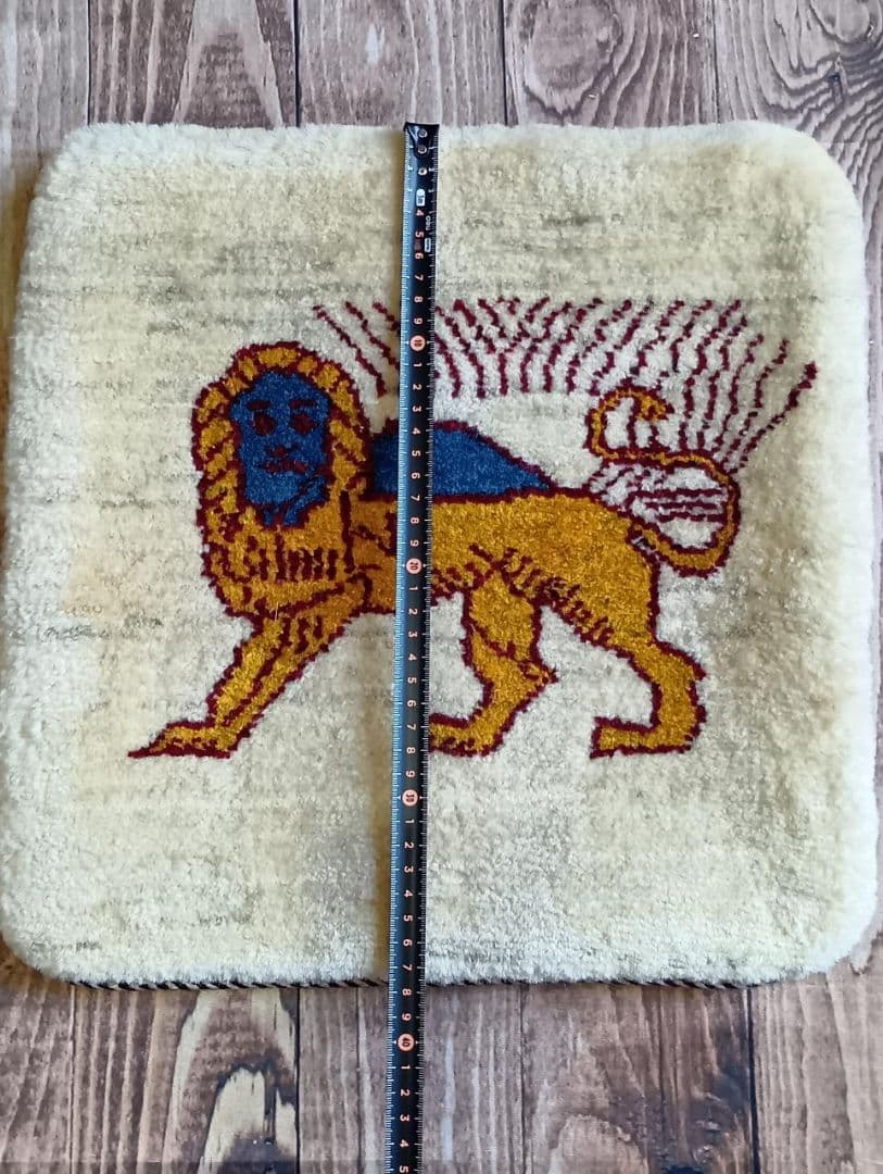 ギャッベ　クッション　ペルシャ絨毯　イラン　手織り(13)