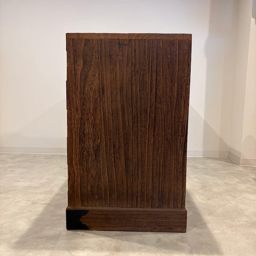 和箪笥　チェスト　3段6杯　桐箪笥　金属装飾有り