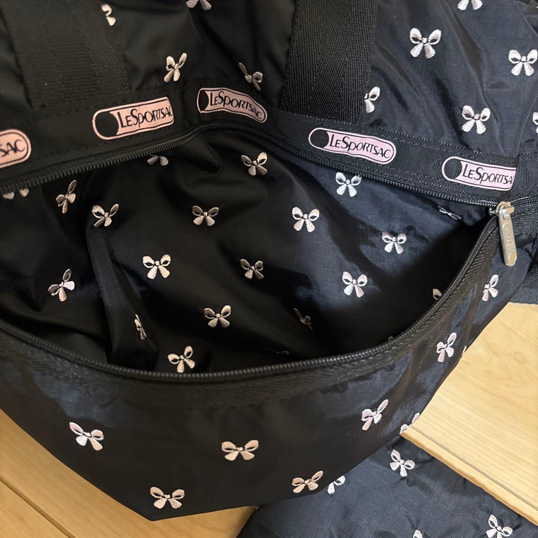 レスポートサック　ハワイ限定ボストンバッグミディアムサイズ　ポーチ付き