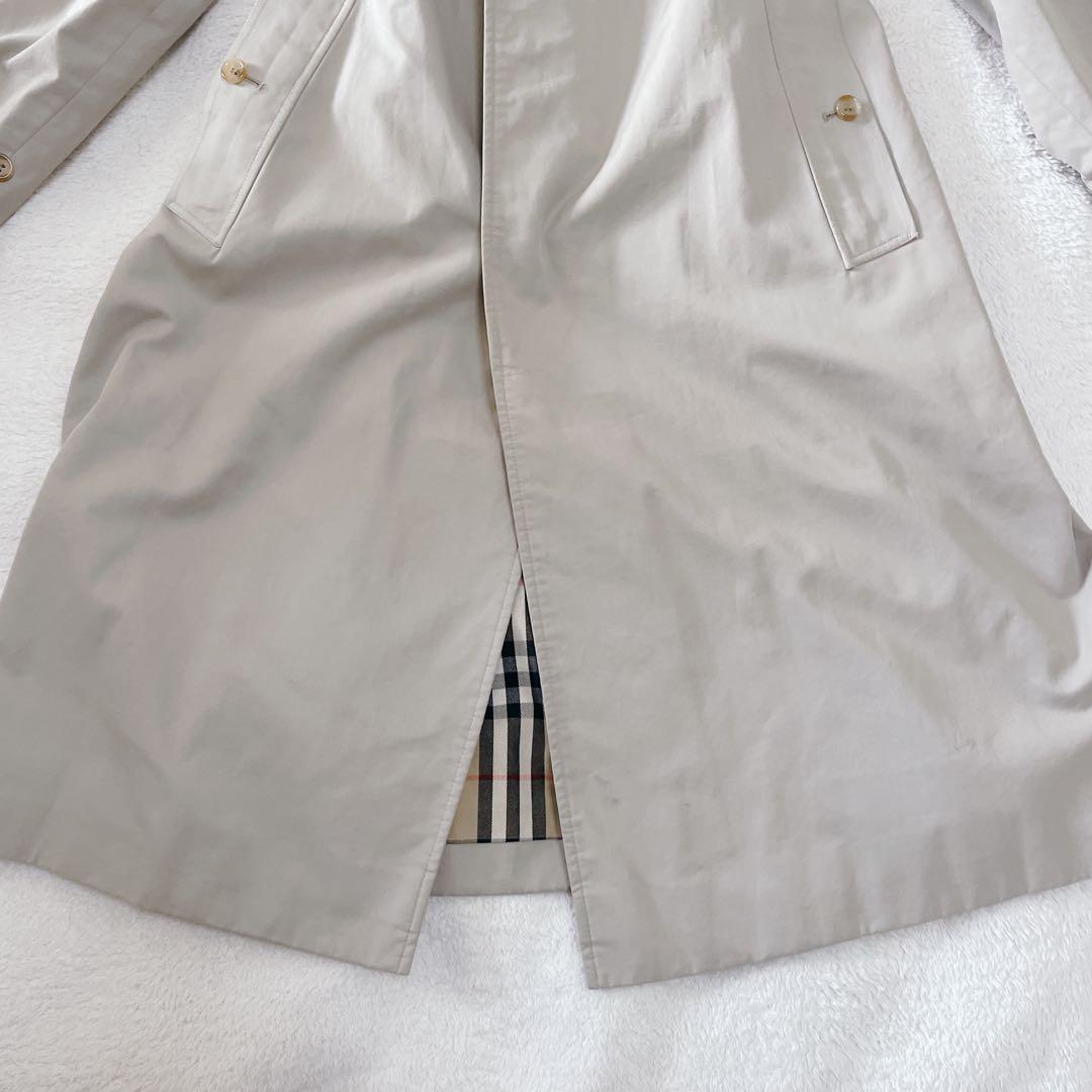 Burberry バーバーリー　ステンカラーコート　ノバチェック柄　ベージュ