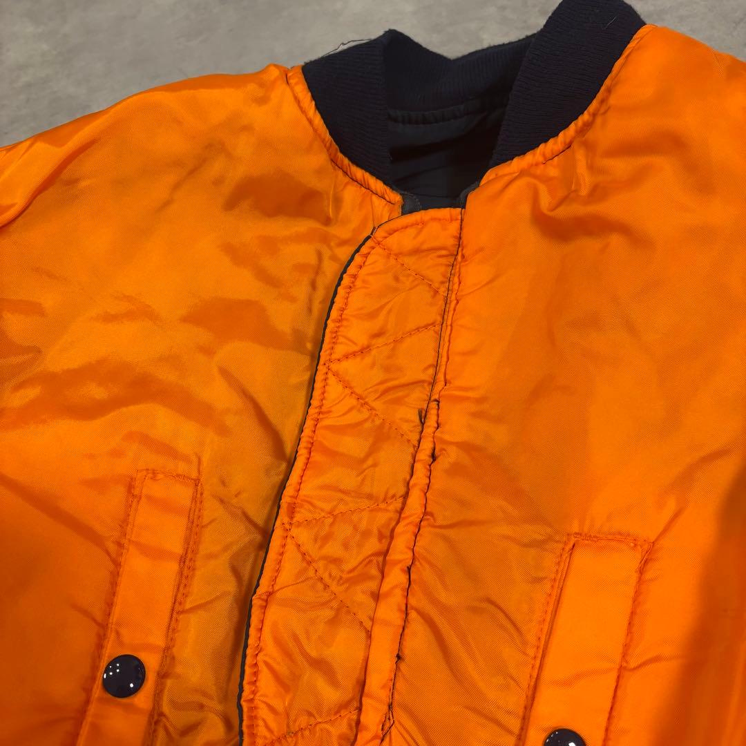 旧タグ ALPHA INDUSTRIES 80s USA製 IDEALジップ