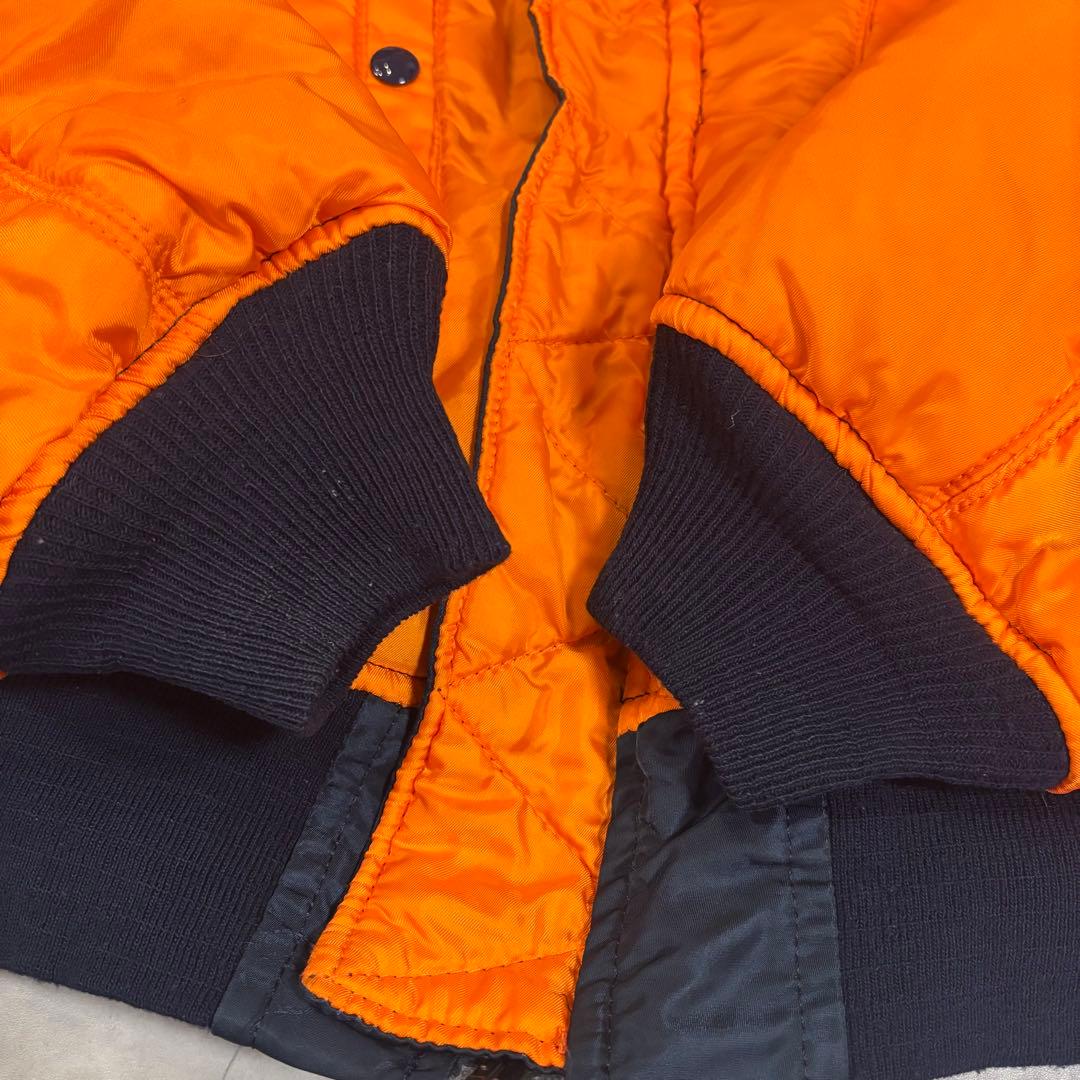 旧タグ ALPHA INDUSTRIES 80s USA製 IDEALジップ