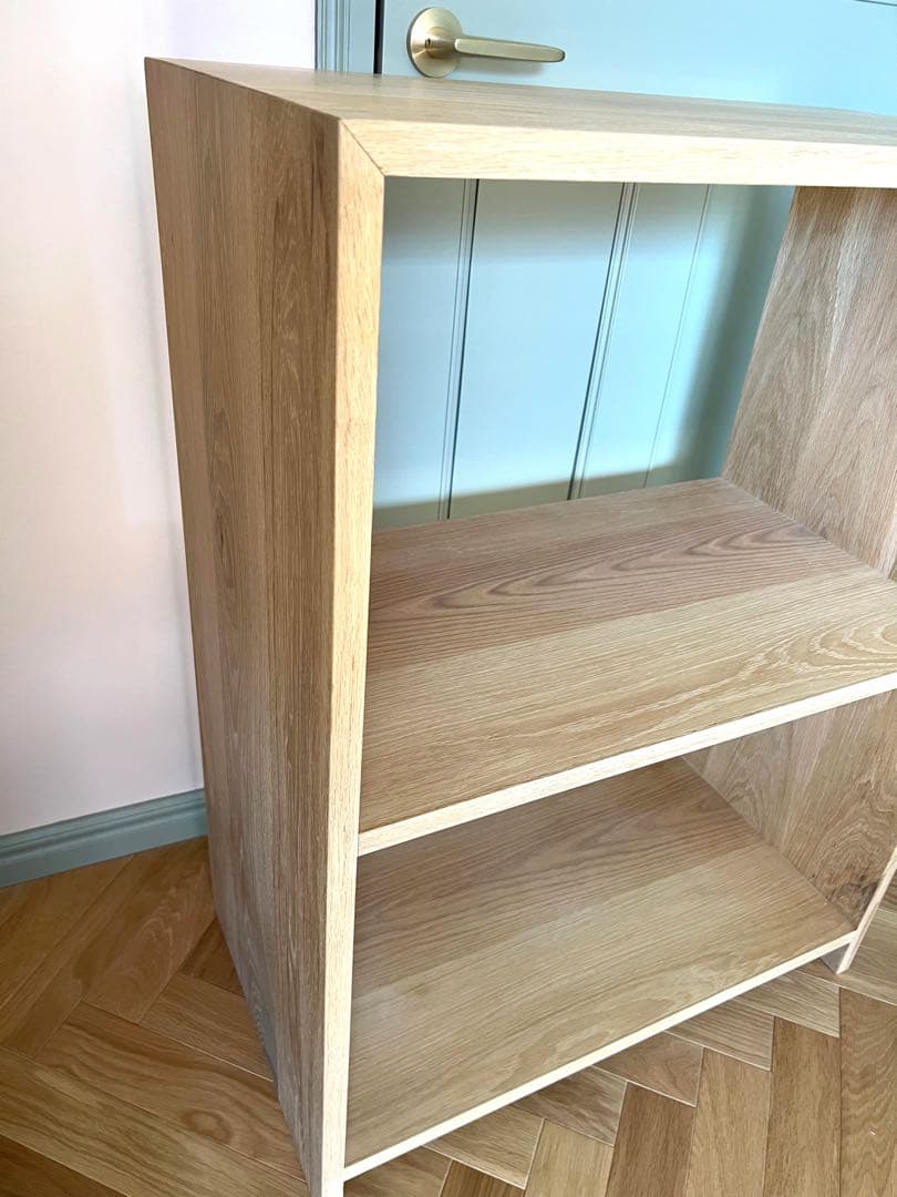 超美品！フルオーダー家具★無垢オーク材棚　ラック シェルフ オープンラック