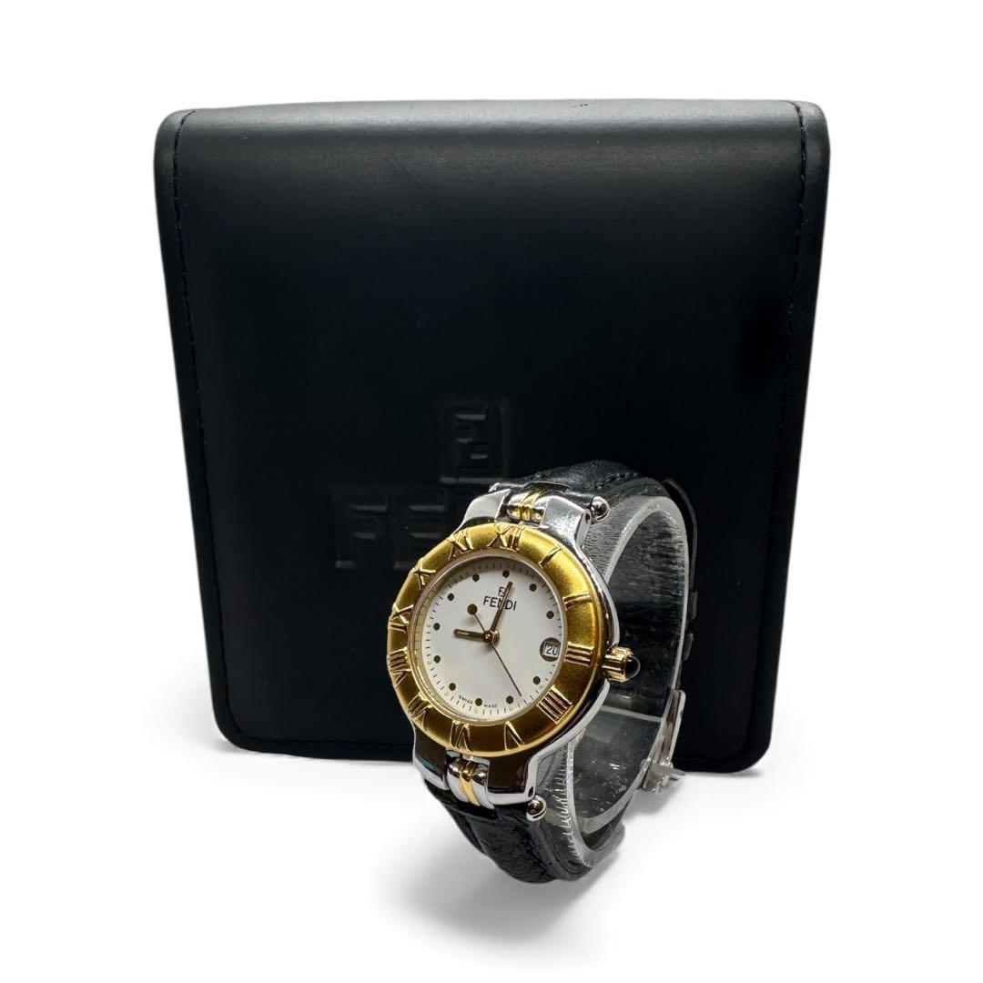 FENDI 腕時計 900L シルバー/ゴールド 白文字盤 レディース