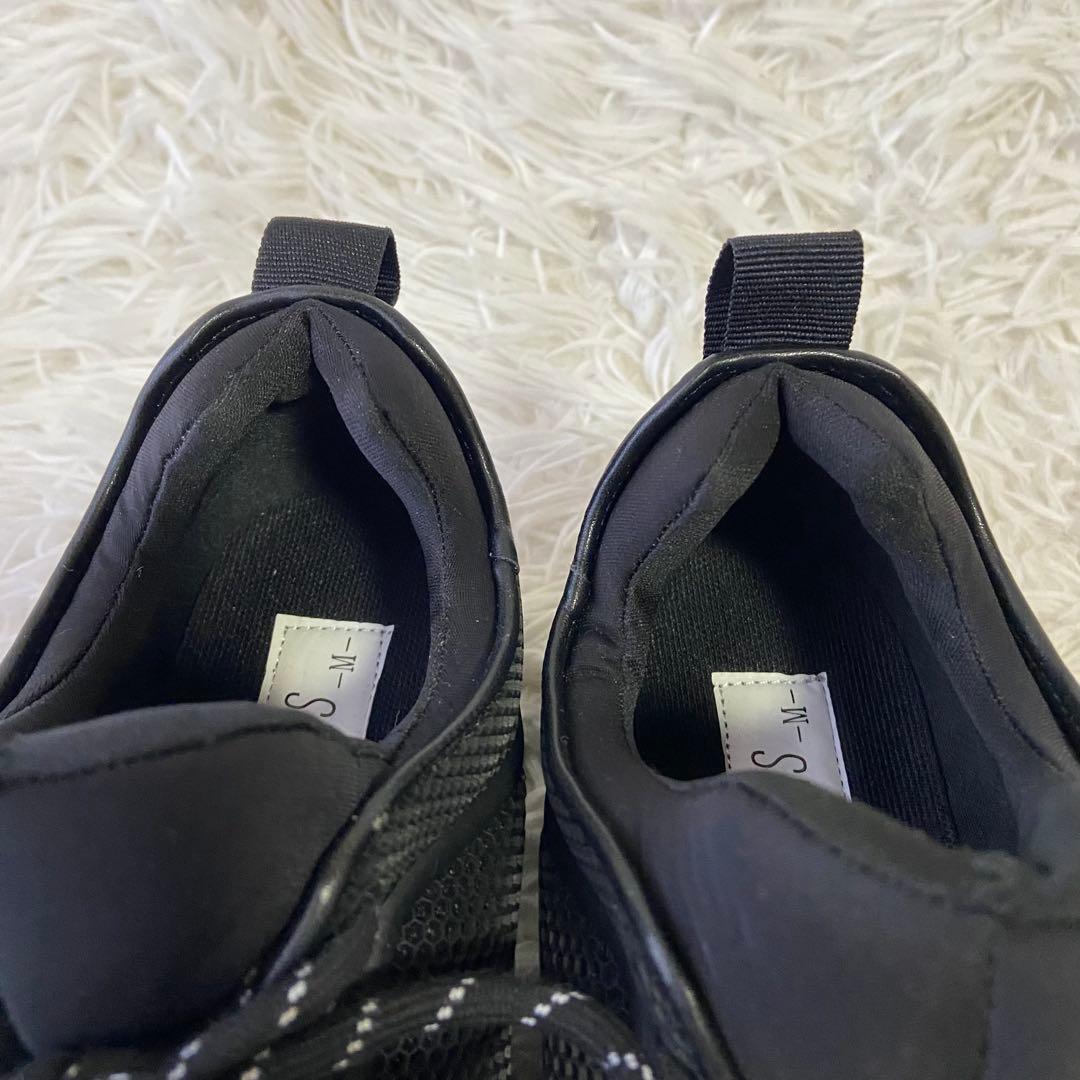 美品✨BEAXIS ビーアクシス スニーカー スリムコア ブラック 今村式 M