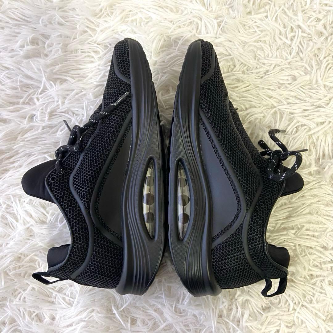 美品✨BEAXIS ビーアクシス スニーカー スリムコア ブラック 今村式 M