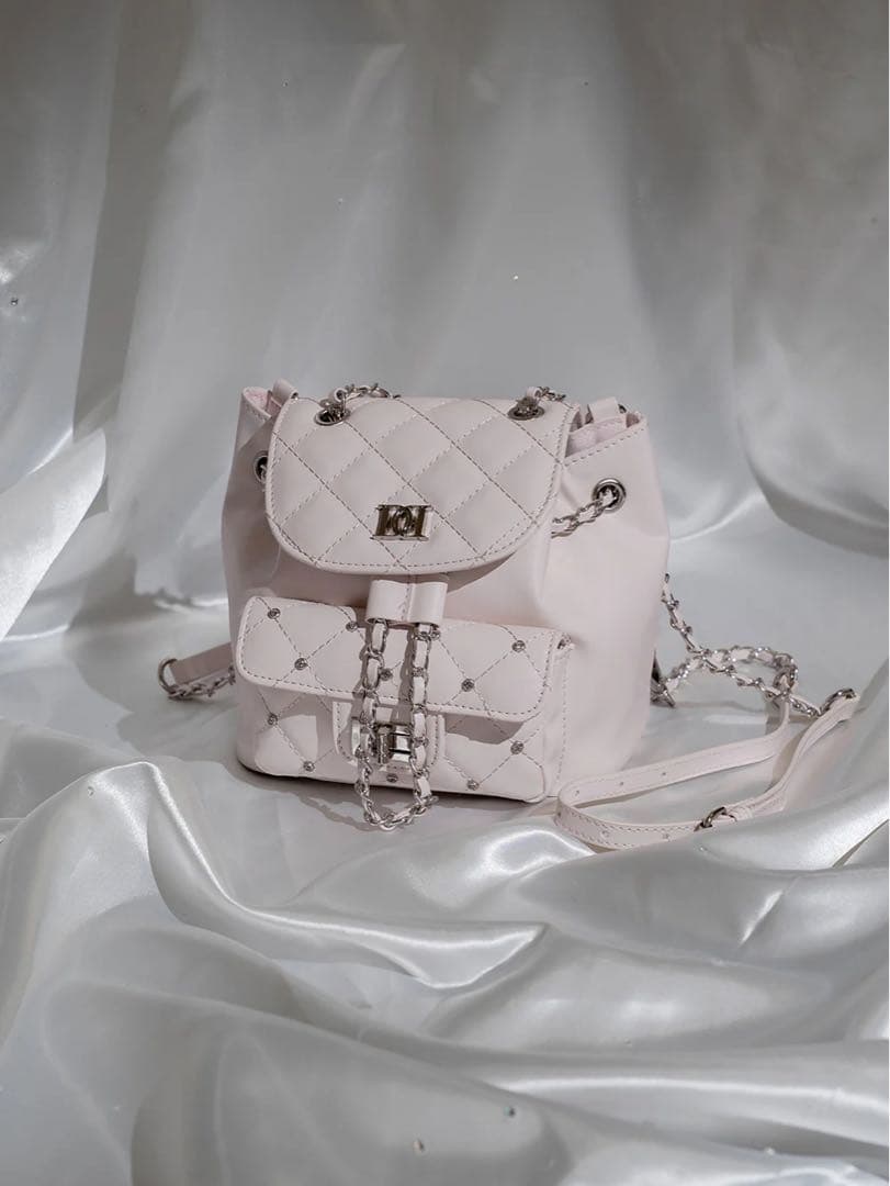 ♥️ダーリッチ　キルティングビジューミニリュック　PNK♥️