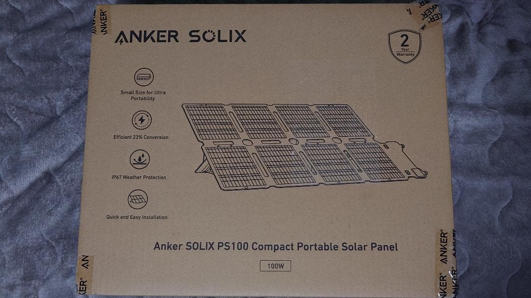 ☆新品☆Anker Solix PS100 100Wソーラーパネル