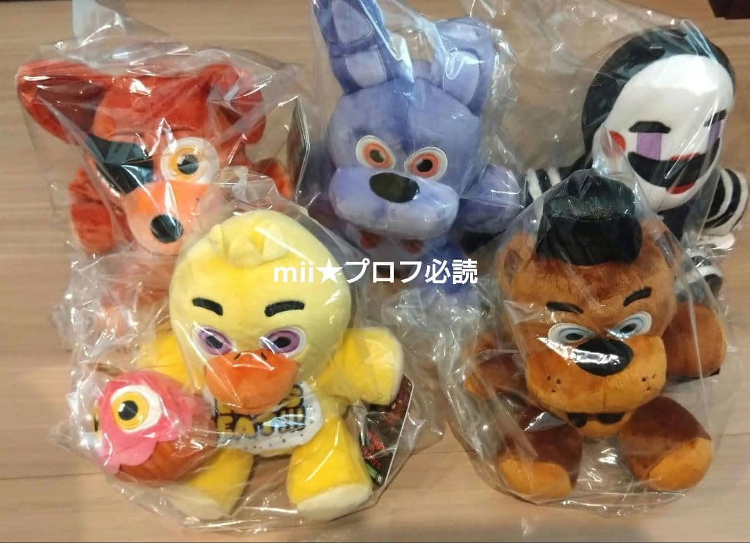 映画 ファイブナイトアットフレディーズ2 ぬいぐるみ 5種類