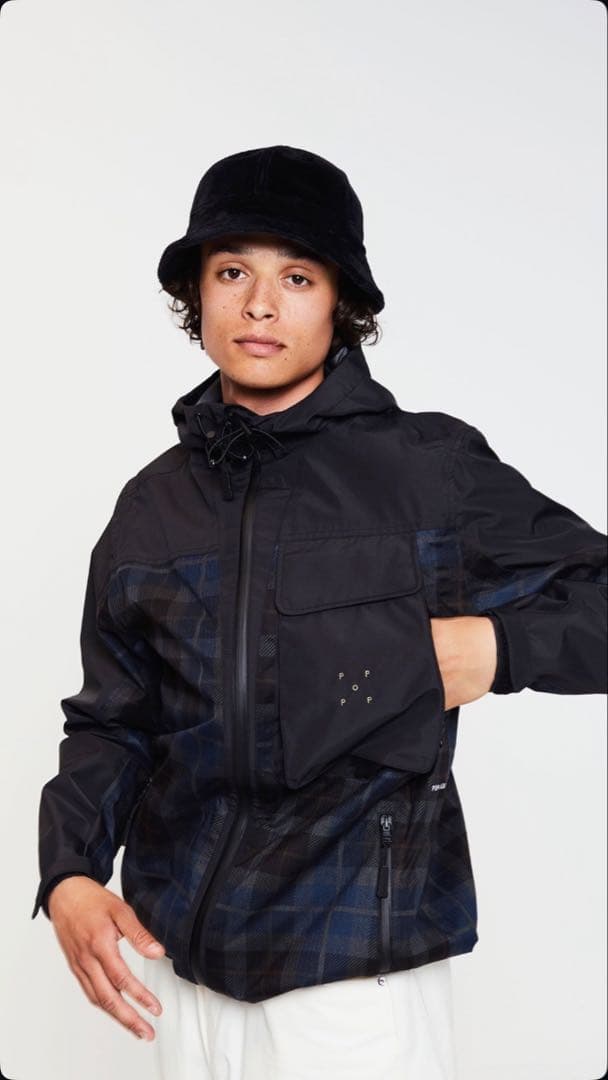 【値下げ】POP TRADING COMPANY HOODED JACKET