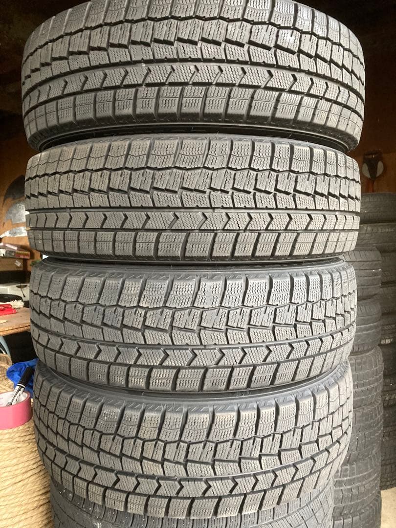 Atsu1 ラクティス等バリ溝ダンロップ175/60R16スタッドレス2本