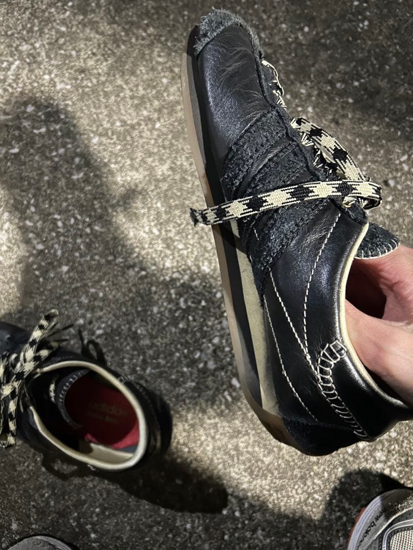 かび　激レア　adidas wales bonner カントリー　ブラック