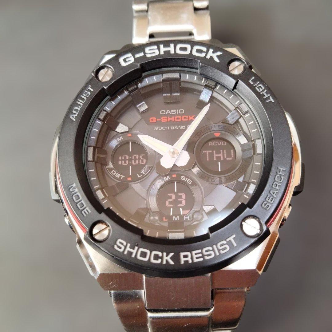 【美品/希少】G-SHOCK GST-W100D電波ソーラー　　タフソーラー
