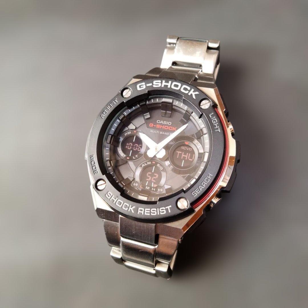 【美品/希少】G-SHOCK GST-W100D電波ソーラー　　タフソーラー