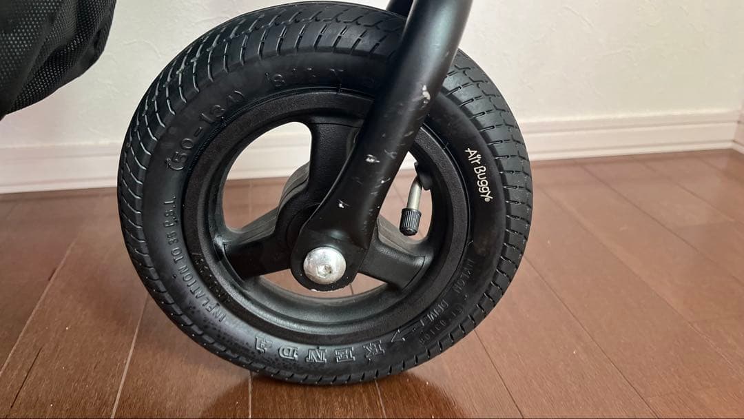 AIRBUGGY ココブレーキ　フロムバース ブラック　レインカバー付き