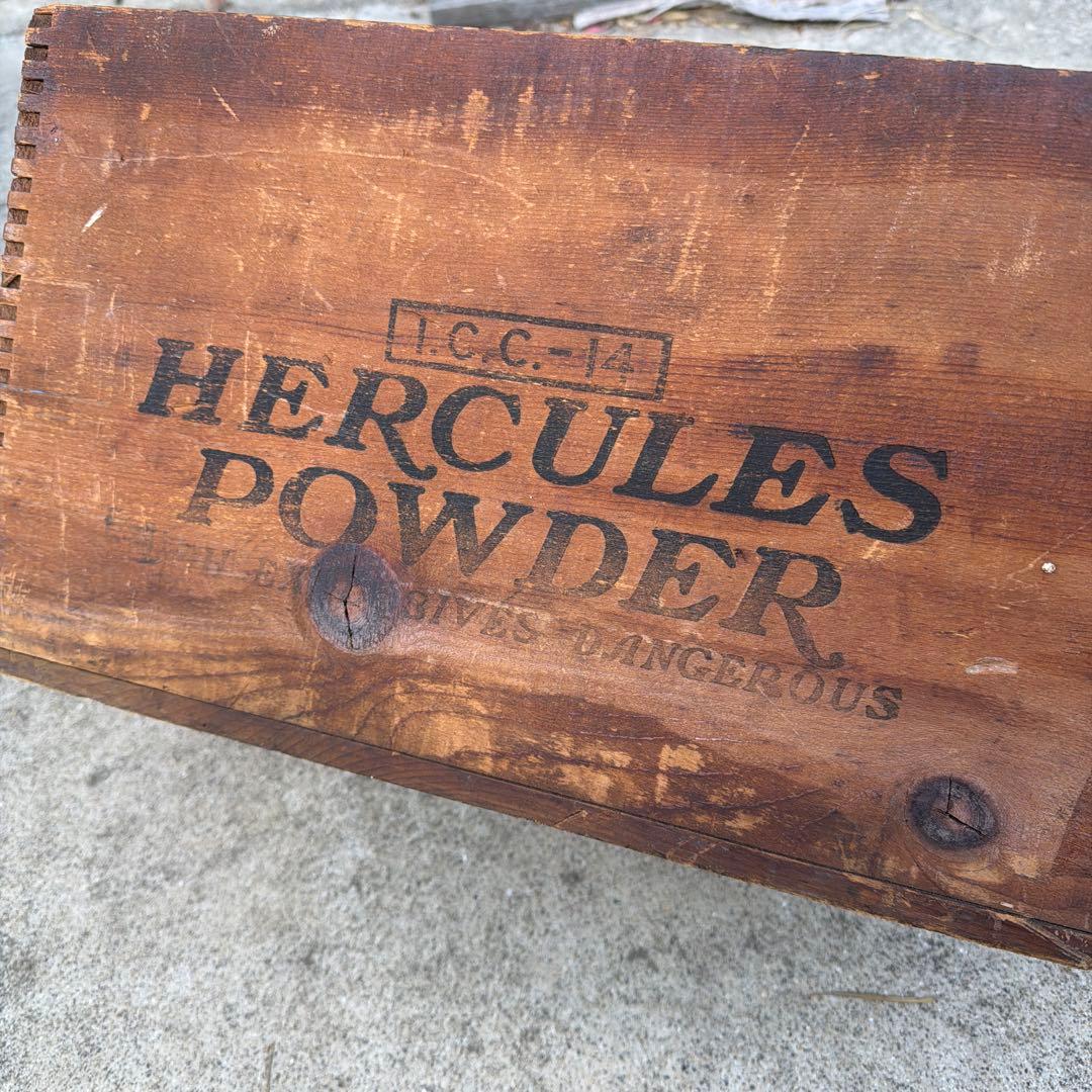 40-50s ヘラクレス　ヴィンテージ木箱 USA 製　アンティーク　店舗什器