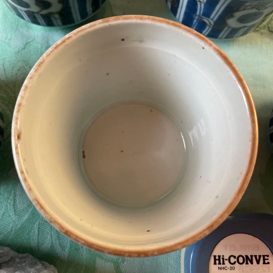 伊万里焼　金彩　染付　小鉢　向付碗　5客