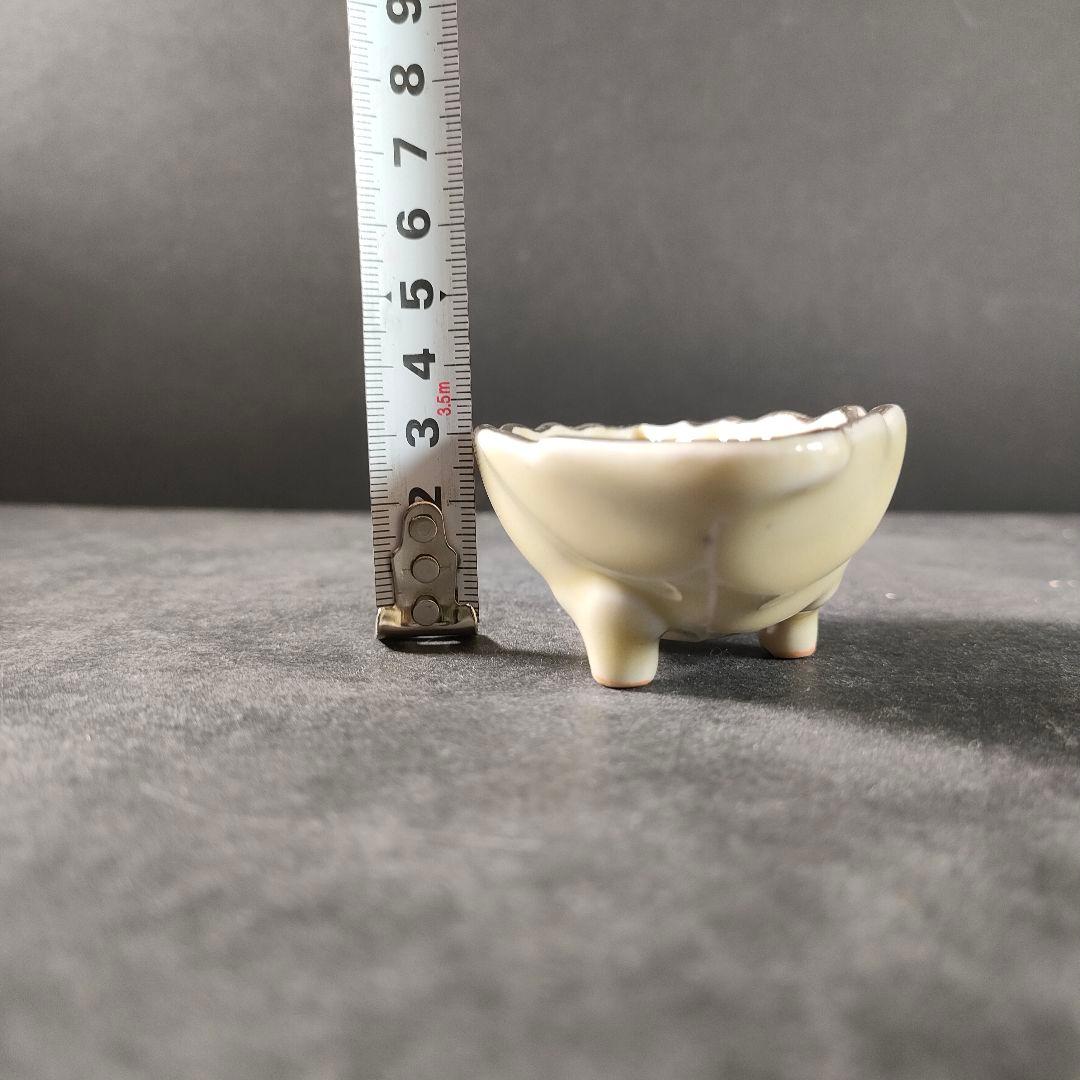 C13-2/在銘/プラチナ縁 刺身皿大9客・小11客/共箱/葉形皿/小皿/向付