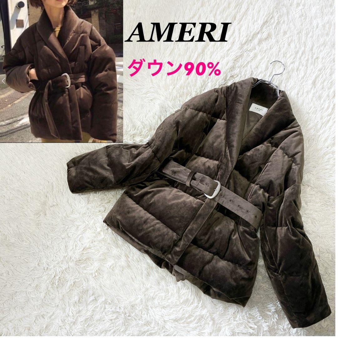 ジャケット・アウター AMERI VELVET DOWN JACKET
