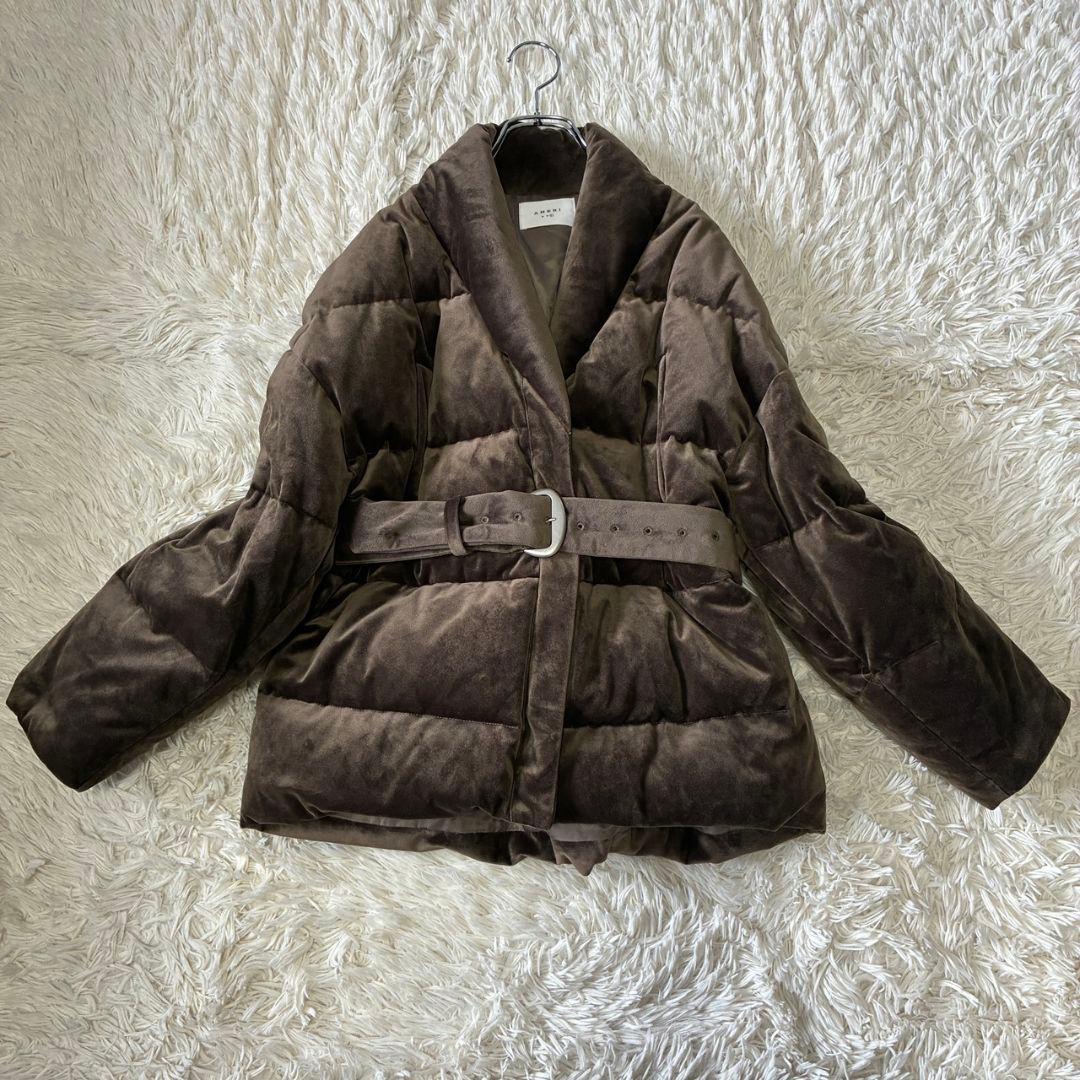 ジャケット・アウター AMERI VELVET DOWN JACKET