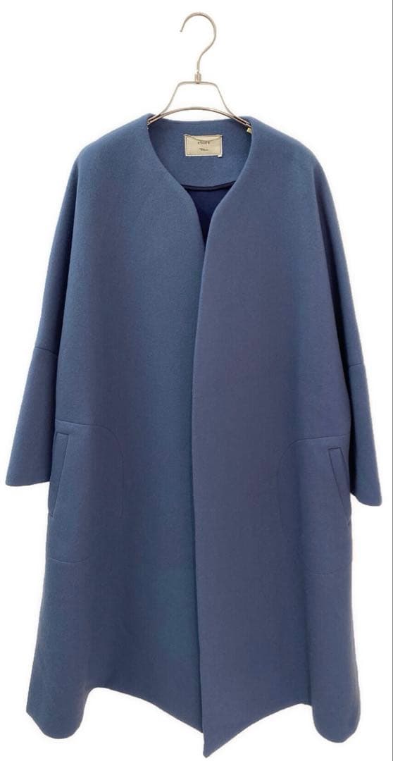 ~*!様 エブールebureロンハーマン ウールボンディングコート　ブルー　ゆっ