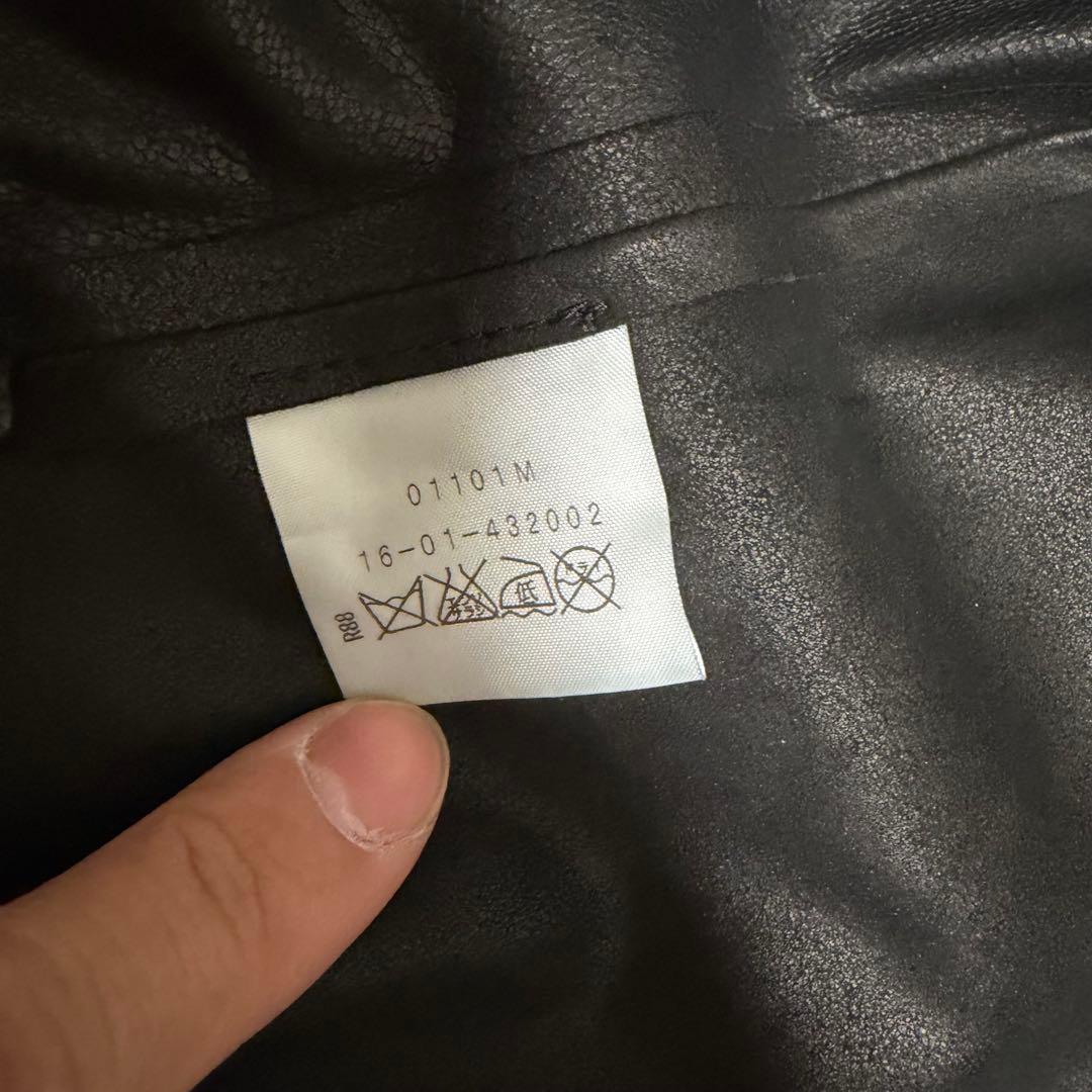 希少極美品　ヴィヴィアンウェストウッド　アシンメトリーレザージャケット　短丈